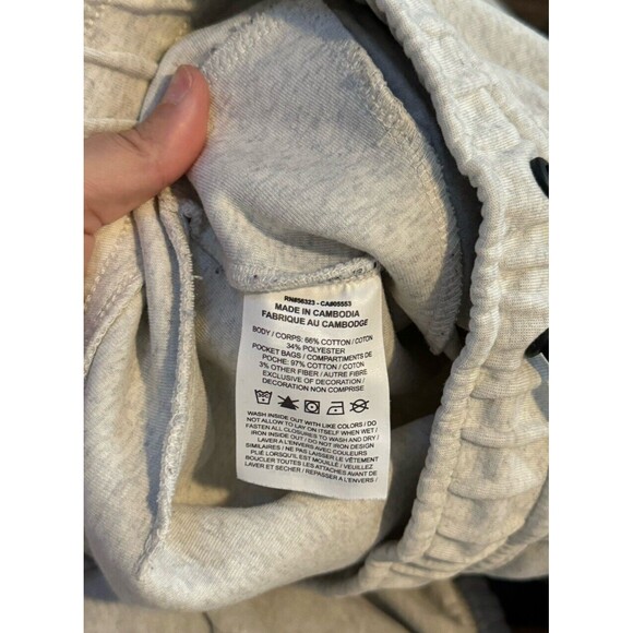 Nike Tech Fleece Sweatpants Jogger Pants Bone Heather White/Gray Large EUC - Picture 6 of 8